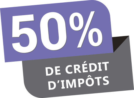 50% crédit d'impôts